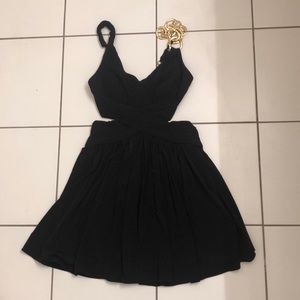 BCBGMaxAzria Black Cutout Dress